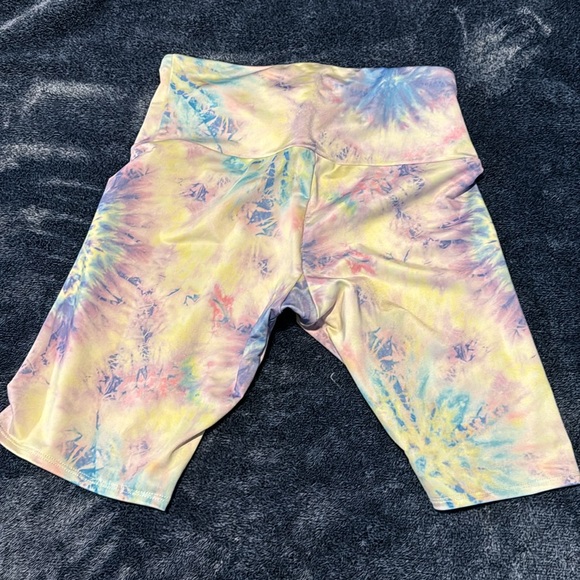 Free People tie dye biker shorts size M/L (Rare) - Picture 5 of 8